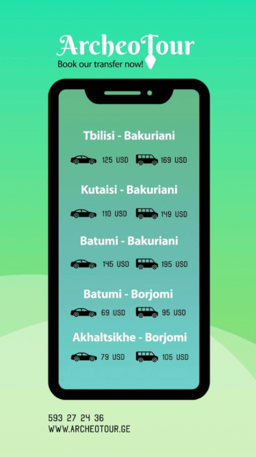 Convenient and Affordable Transfers to Bakuriani from Major Cities in Georgia