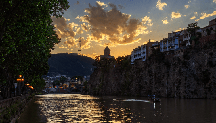 Mtkvari, Georgia river 