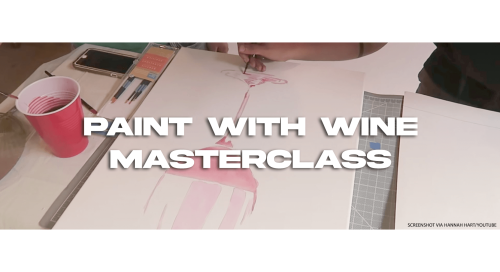 Paint with wine masterclass
